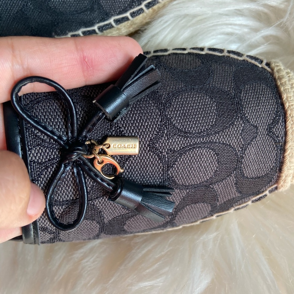 Coach logo espadille women’s size 8B - Picture 10 of 10